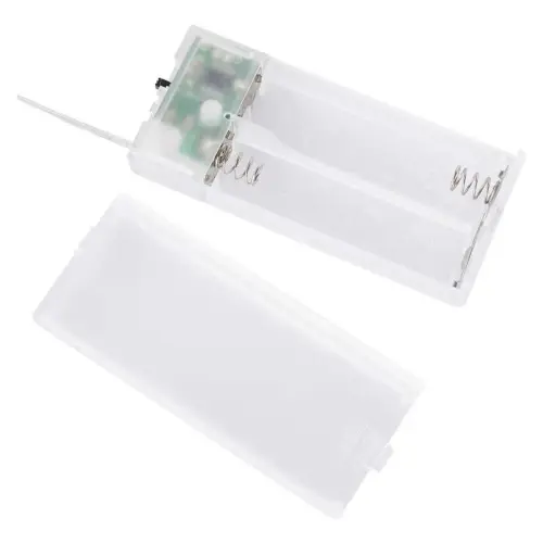 vesnička LED dřevěná dekorace, 40 LED, 2AA, teplá bílá, časovač EMOS DCWW41